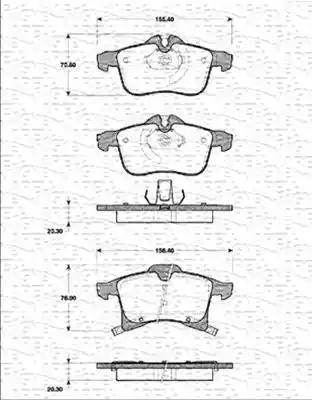 BOSCH 986424707 - Гальмівні колодки, дискові гальма autozip.com.ua