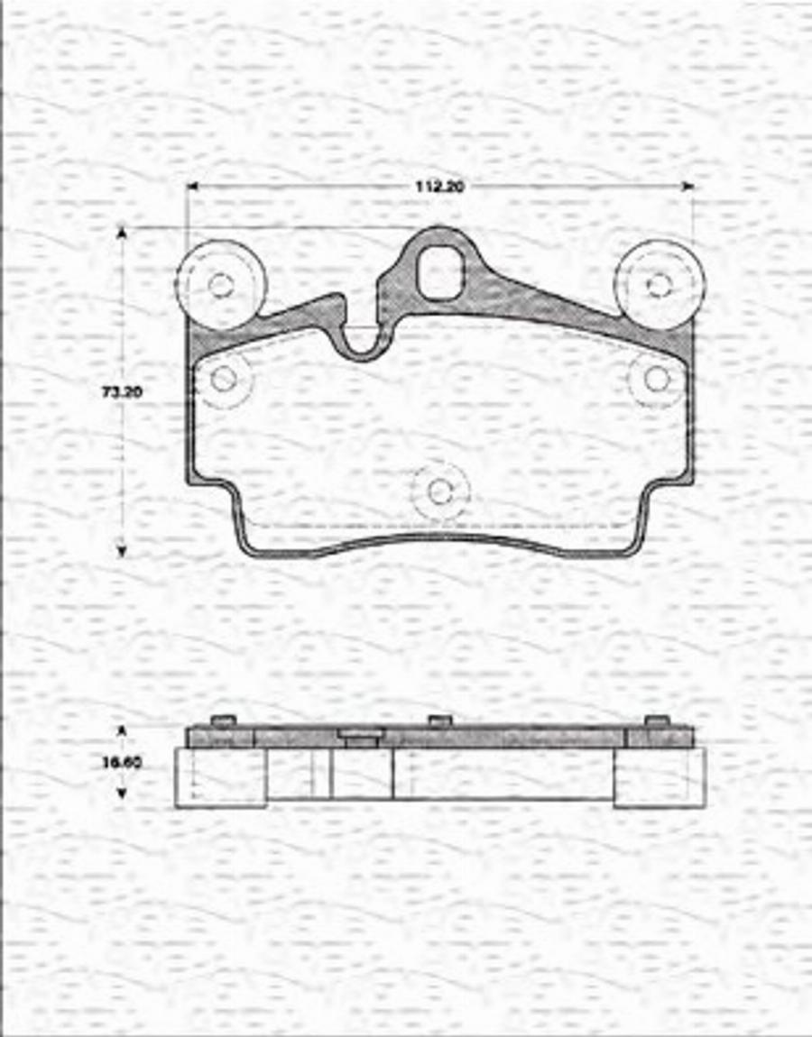 Magneti Marelli 363702161393 - Гальмівні колодки, дискові гальма autozip.com.ua