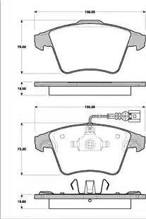 Magneti Marelli 363702161392 - Гальмівні колодки, дискові гальма autozip.com.ua