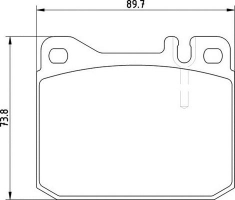 Magneti Marelli 363710204141 - Гальмівні колодки, дискові гальма autozip.com.ua