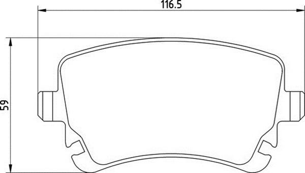 Magneti Marelli 363710201410 - Гальмівні колодки, дискові гальма autozip.com.ua