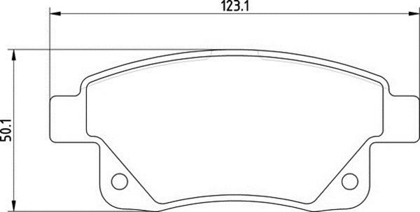 Magneti Marelli 363710201642 - Гальмівні колодки, дискові гальма autozip.com.ua