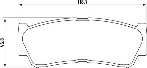 Magneti Marelli 363710201672 - Гальмівні колодки, дискові гальма autozip.com.ua