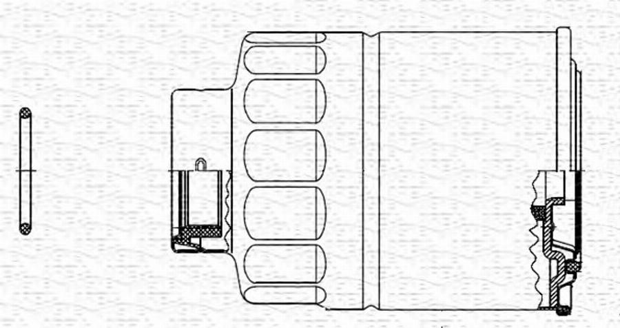 Magneti Marelli 213908568000 - Паливний фільтр autozip.com.ua