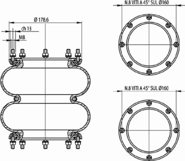 Magneti Marelli GA291.2.201 - Кожух пневматичної ресори autozip.com.ua