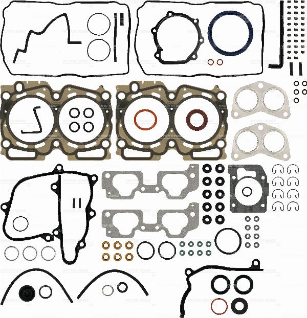 Magneti Marelli T9001327 - Комплект прокладок, головка циліндра autozip.com.ua