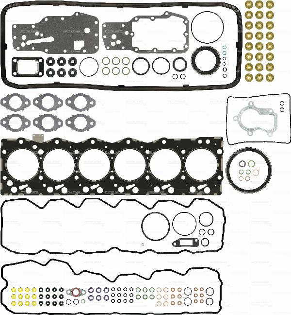 Magneti Marelli T890820 - Комплект прокладок, двигун autozip.com.ua