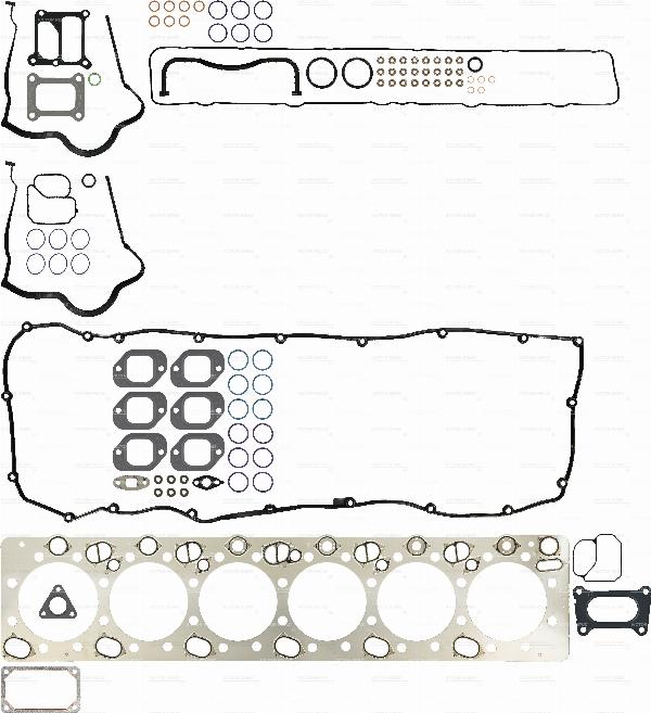 Magneti Marelli T8002746 - Комплект прокладок, головка циліндра autozip.com.ua