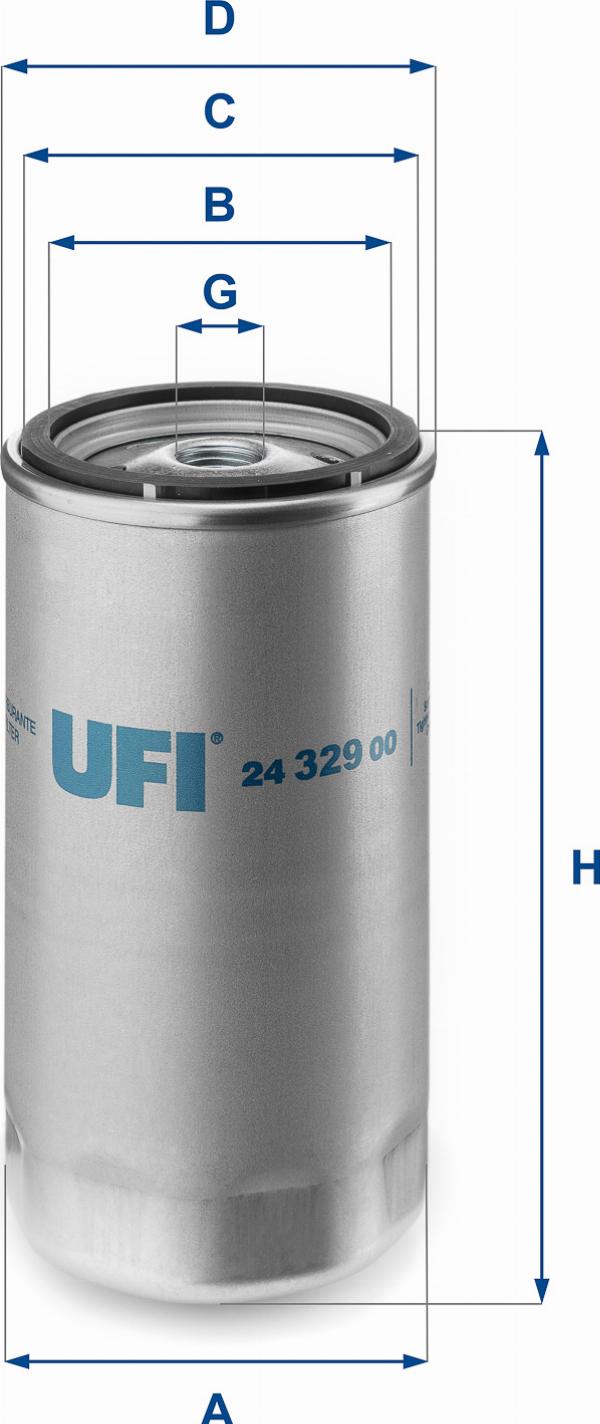 Magneti Marelli UF24.329.00 - Паливний фільтр autozip.com.ua
