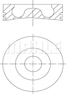 MAHLE 028 16 00 - Поршень autozip.com.ua