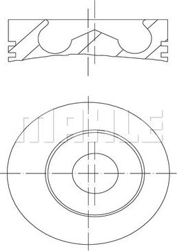 MAHLE 015 91 00 - Поршень autozip.com.ua