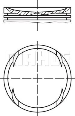 MAHLE 028 PI 00120 001 - Поршень autozip.com.ua