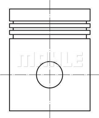 MAHLE 012 21 00 - Поршень autozip.com.ua