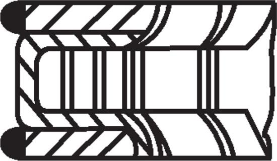 MAHLE 028 RS 10131 0N0 - Комплект поршневих кілець autozip.com.ua