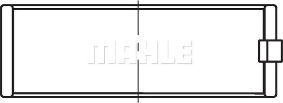 MAHLE 038 HL 20096 000 - Підшипник коленвала autozip.com.ua