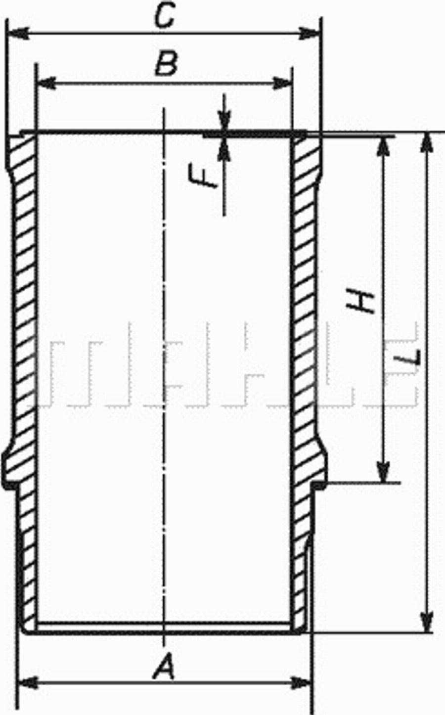 MAHLE 039 WN 24 - Поршень autozip.com.ua