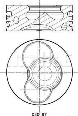 Gunes 0309700 - Поршень autozip.com.ua