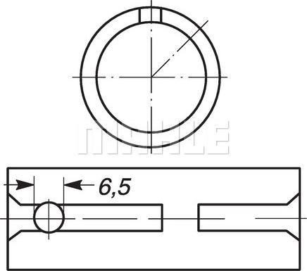 MAHLE 029 BB 18130 300 - Втулка підшипника, шатун autozip.com.ua