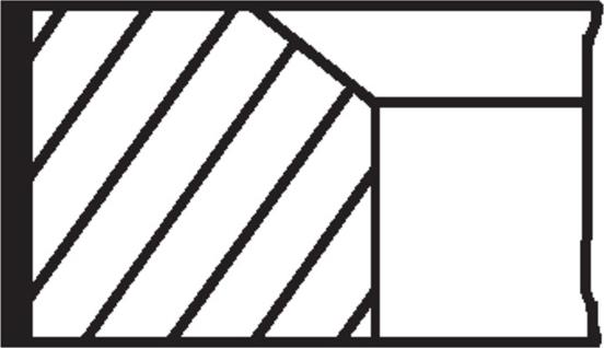 MAHLE 028 RS 10113 0N0 - Комплект поршневих кілець autozip.com.ua