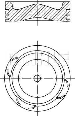 MAHLE 213 69 00 - Поршень autozip.com.ua