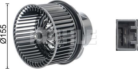 MAHLE AB 248 000P - Вентилятор салону autozip.com.ua
