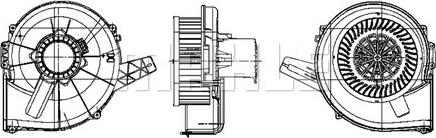 MAHLE AB 20 000P - Вентилятор салону autozip.com.ua