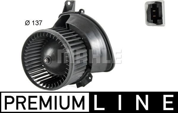 MAHLE AB 213 000P - Вентилятор салону autozip.com.ua