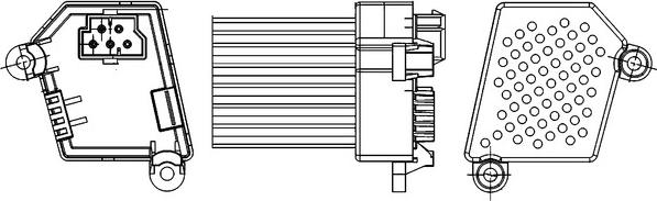 MAHLE ABR 33 000S - Регулятор, вентилятор салону autozip.com.ua