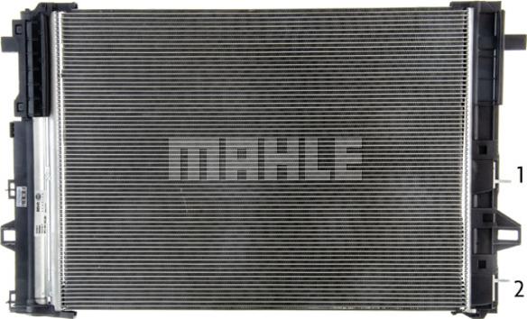 MAHLE AC 446 000P - Конденсатор, кондиціонер autozip.com.ua