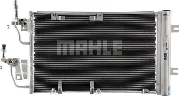 MAHLE AC 400 000P - Конденсатор, кондиціонер autozip.com.ua