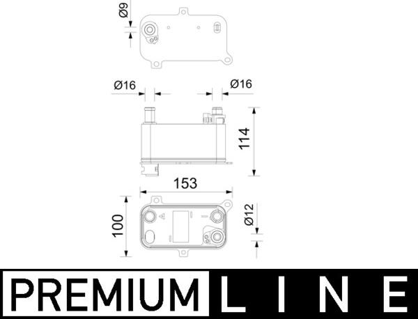MAHLE AC 1199 000P - Конденсатор, кондиціонер autozip.com.ua