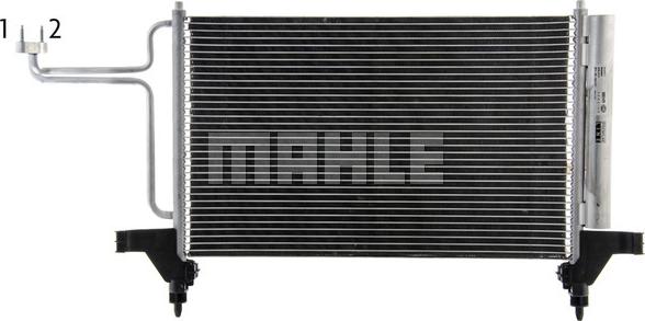 MAHLE AC 790 000P - Конденсатор, кондиціонер autozip.com.ua