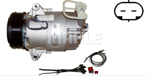 MAHLE ACP 4 000P - Компресор, кондиціонер autozip.com.ua