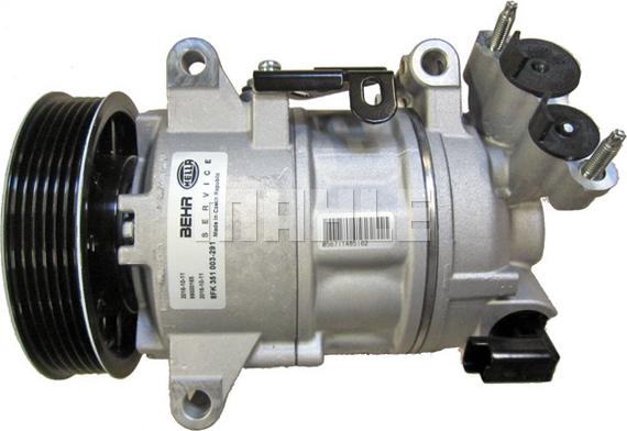 MAHLE ACP 503 000P - Компресор, кондиціонер autozip.com.ua