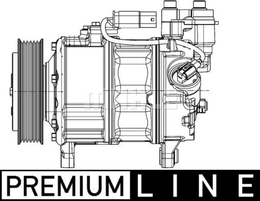MAHLE ACP 600 000P - Компресор, кондиціонер autozip.com.ua