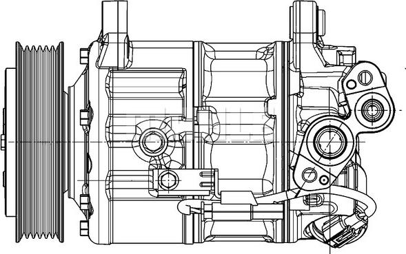 MAHLE ACP 600 000P - Компресор, кондиціонер autozip.com.ua