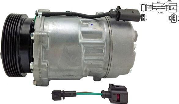 MAHLE ACP 191 000S - Компресор, кондиціонер autozip.com.ua
