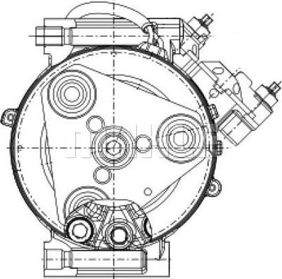 MAHLE ACP 1360 000P - Компресор, кондиціонер autozip.com.ua