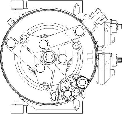 MAHLE ACP 310 000P - Компресор, кондиціонер autozip.com.ua