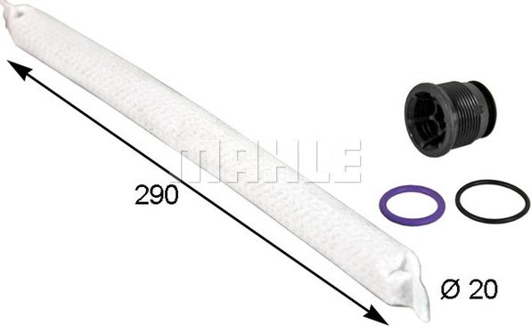 MAHLE AD 93 000P - Осушувач, кондиціонер autozip.com.ua