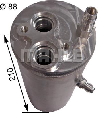 MAHLE AD 44 000S - Осушувач, кондиціонер autozip.com.ua