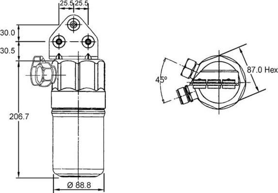 MAHLE AD 187 000S - Осушувач, кондиціонер autozip.com.ua