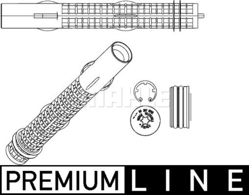 MAHLE AD 287 000P - Осушувач, кондиціонер autozip.com.ua