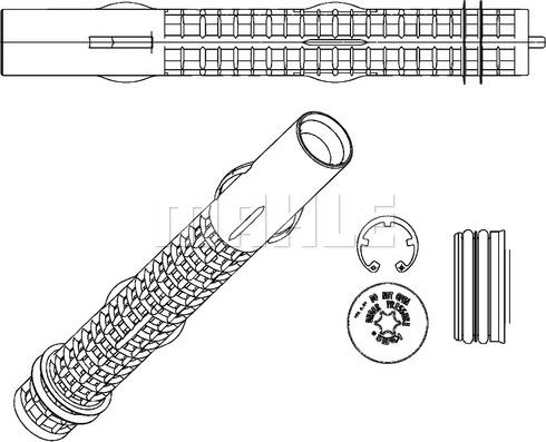 MAHLE AD 287 000P - Осушувач, кондиціонер autozip.com.ua