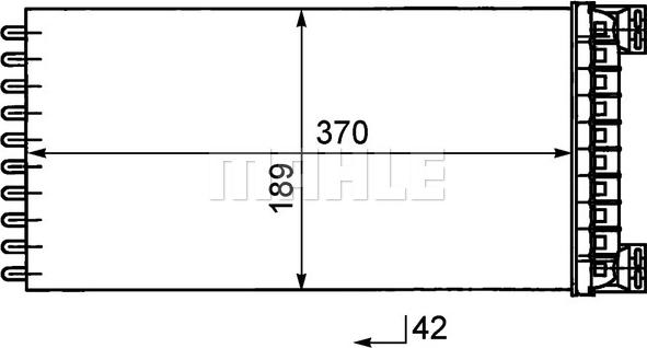 MAHLE AH 50 000P - Теплообмінник, опалення салону autozip.com.ua