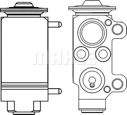 MAHLE AVE 56 000P - Розширювальний клапан, кондиціонер autozip.com.ua