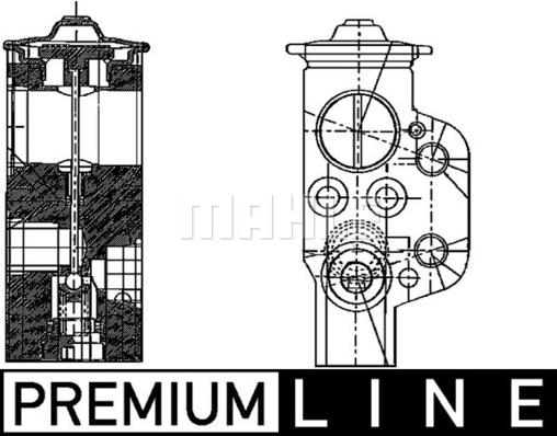 MAHLE AVE 58 000P - Розширювальний клапан, кондиціонер autozip.com.ua