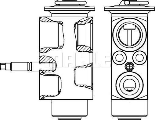 MAHLE AVE 113 000P - Розширювальний клапан, кондиціонер autozip.com.ua