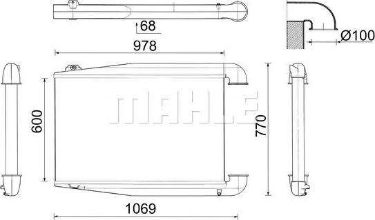 MAHLE CI 396 000P - Интеркулер autozip.com.ua