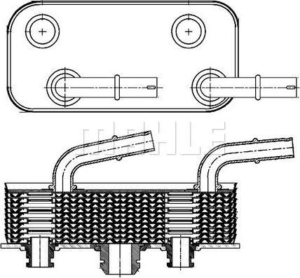 MAHLE CLC 180 000S - Масляний радіатор, автоматична коробка передач autozip.com.ua